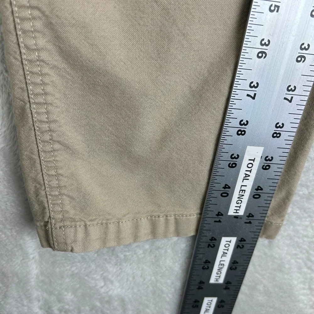 The North Face Chino Pants Mens 36 Beige Flat Front Breathable Casual Hiking